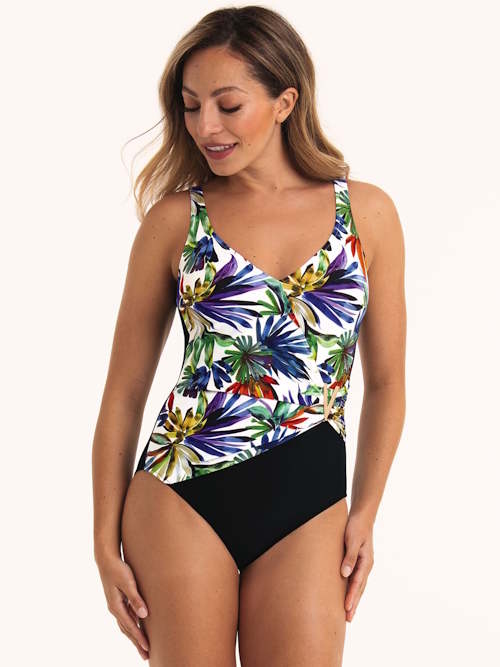 Anita Badmode Elea zwart/print badpak