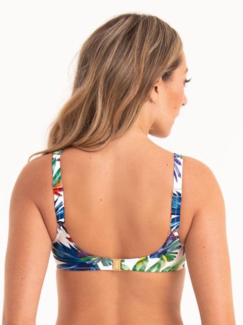 Anita Badmode Elna wit/print soft-cup bikinitop