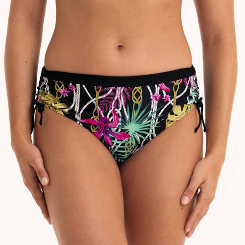 Anita Badmode Nina zwart/print bikini broekje
