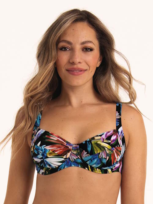 Anita Badmode Sibel zwart/print soft-cup bikinitop