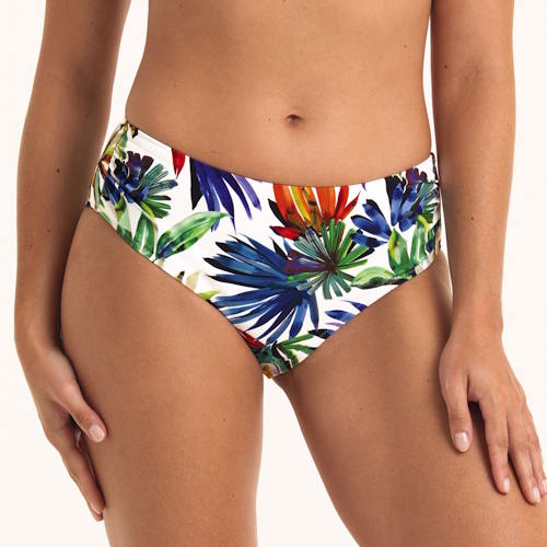Anita Badmode Mira wit/print bikini broekje