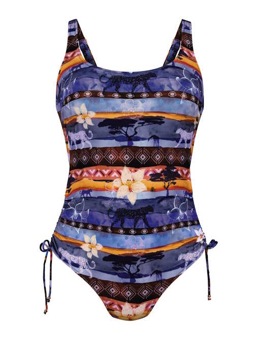 Rosa Faia Badmode Jessy paars/print badpak
