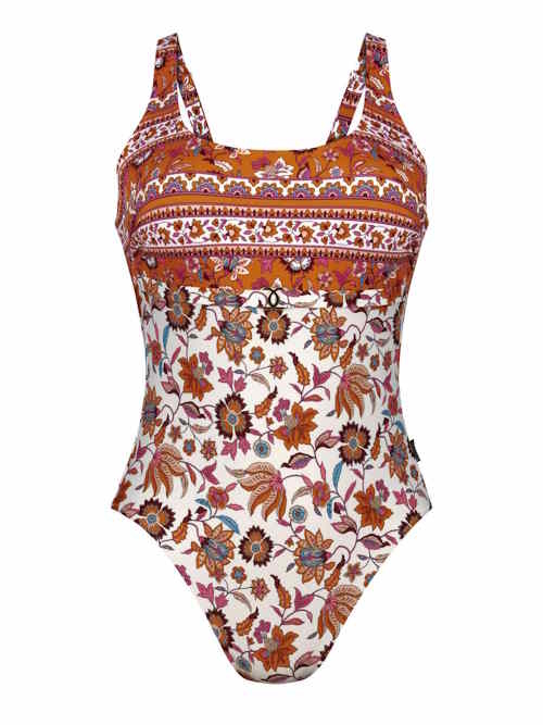 Rosa Faia Badmode Amaya wit/print badpak