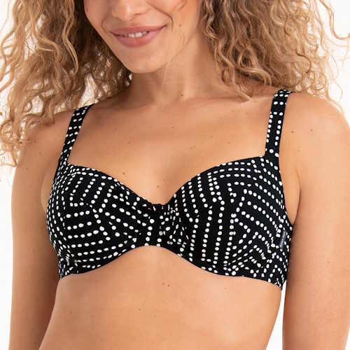 Rosa Faia Badmode Luna zwart soft-cup bikinitop