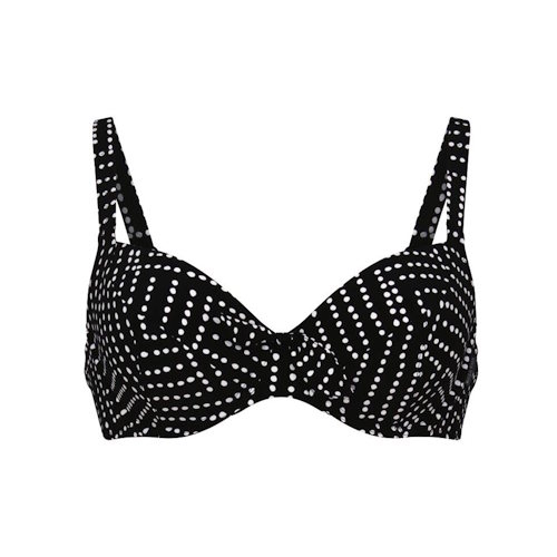 Rosa Faia Badmode Luna zwart soft-cup bikinitop