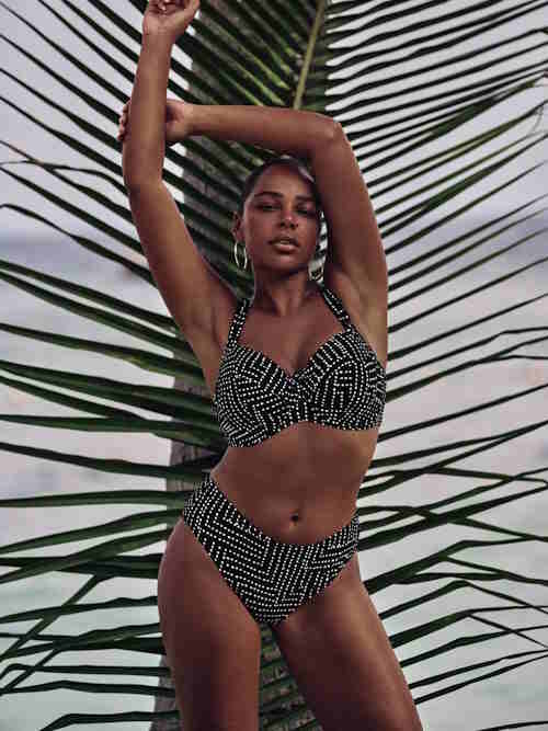 Rosa Faia Badmode Bruna zwart bikini broekje