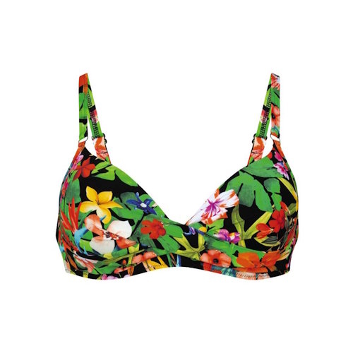 Rosa Faia Badmode Maja zwart voorgevormde bikinitop
