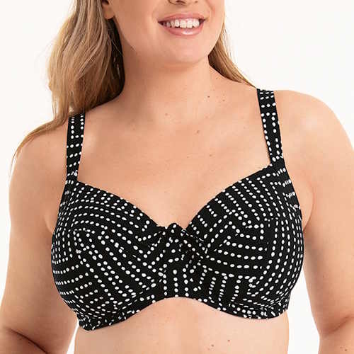 Rosa Faia Badmode Luna zwart soft-cup bikinitop