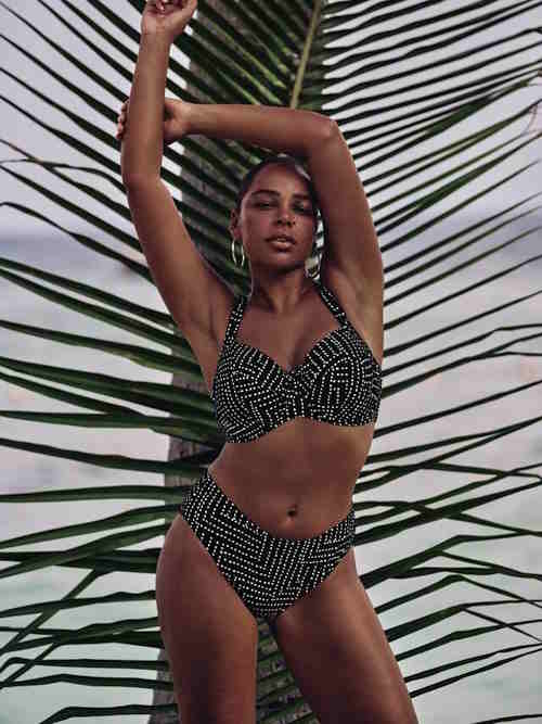 Rosa Faia Badmode Luna zwart soft-cup bikinitop