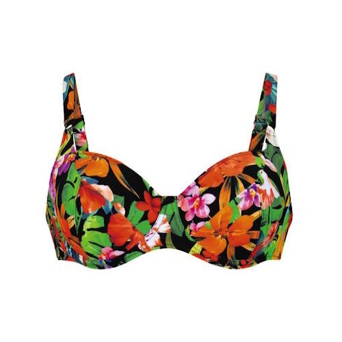 Rosa Faia Badmode Federica zwart voorgevormde bikinitop