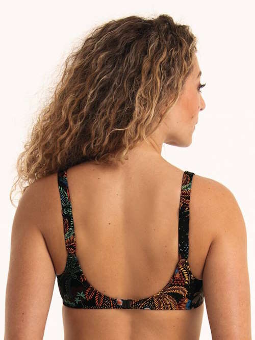 Rosa Faia Badmode Sibel zwart/print soft-cup bikinitop