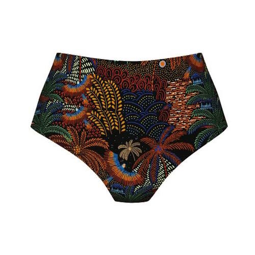 Rosa Faia Badmode Lorena zwart/print bikini broekje