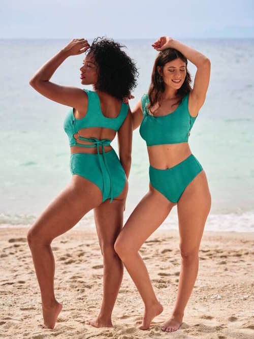 Rosa Faia Badmode Vroni aqua voorgevormde bikinitop