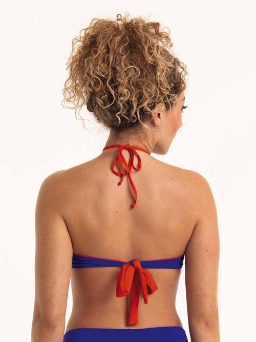 Rosa Faia Badmode Luisa blauw voorgevormde bikinitop