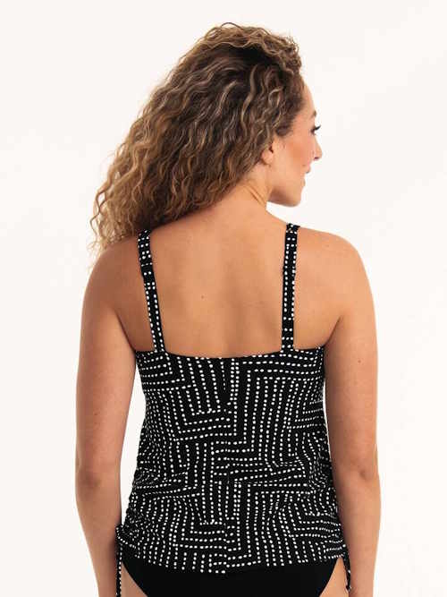 Rosa Faia Badmode Malaika zwart tankini top