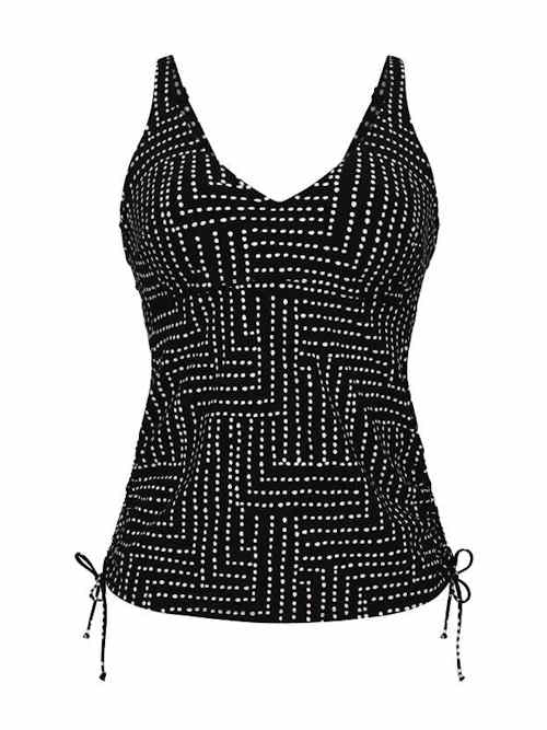 Rosa Faia Badmode Malaika zwart tankini top