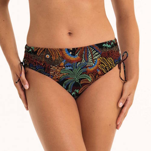 Rosa Faia Badmode Anny zwart/print bikini broekje