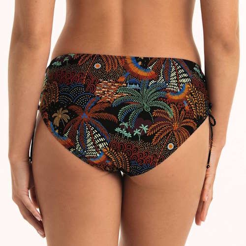 Rosa Faia Badmode Anny zwart/print bikini broekje
