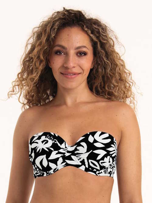Rosa Faia Badmode Catalina zwart/wit voorgevormde bikinitop