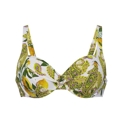 Rosa Faia Badmode Hermine wit/print soft-cup bikinitop