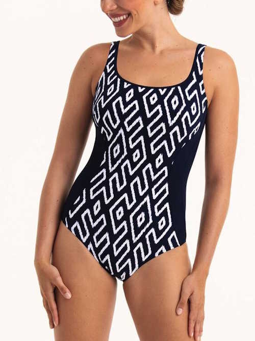 Anita Care Togo marine blauw prothese badpak