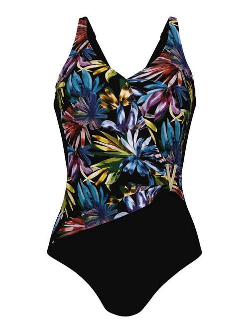 Anita Care Teresina zwart/print prothese badpak