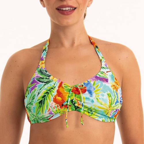 Anita Care Santa Rosa wit/print prothese bikinitop