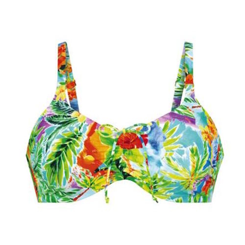 Anita Care Santa Rosa wit/print prothese bikinitop