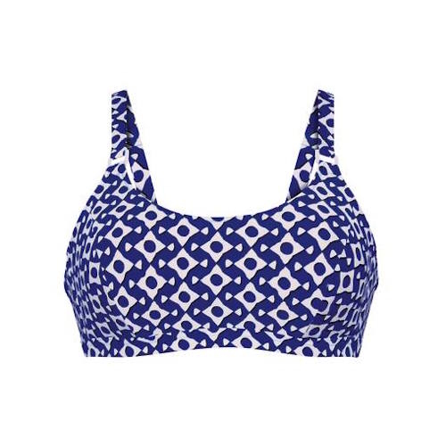 Anita Care Nola blauw prothese bikinitop