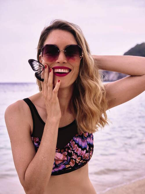 Anita Care Toliara rosewood prothese bikinitop