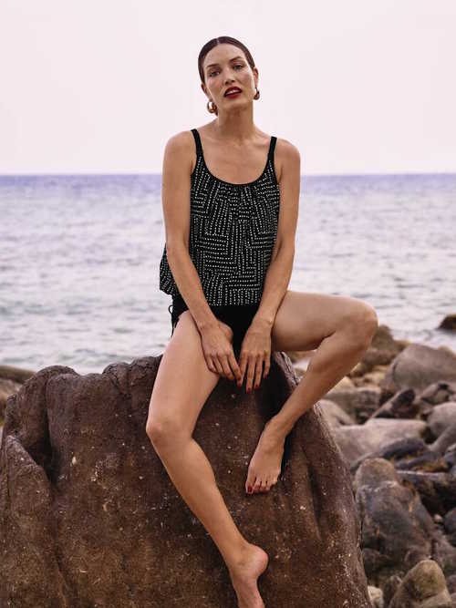 Anita Care Pocatello zwart prothese tankini