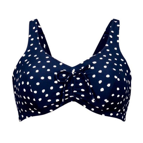 Anita Care Mexicali blauw/wit prothese bikinitop
