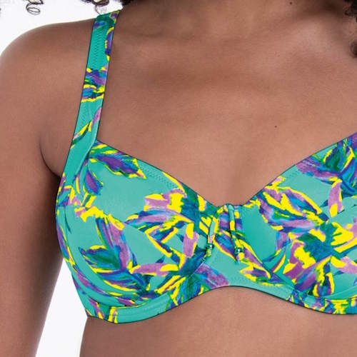 Rosa Faia Badmode Eleonore turquoise/print bikini set