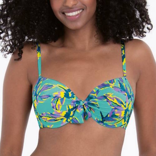 Rosa Faia Badmode Eleonore turquoise/print bikini set