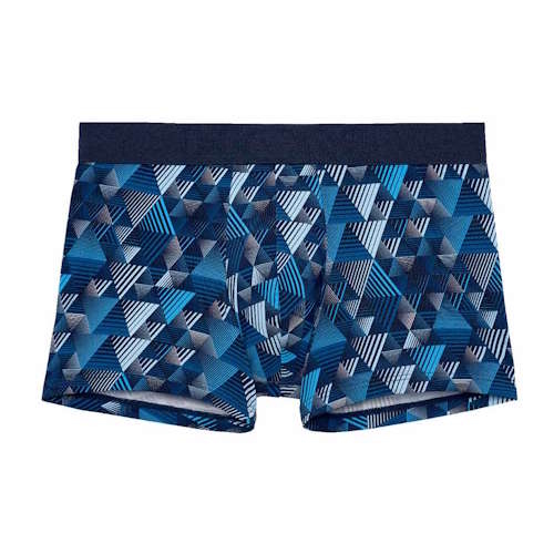 HOM Mekong blauw/print boxershort
