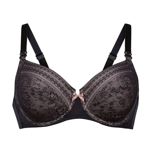 Anita Maternity Fleur antraciet voedings bh