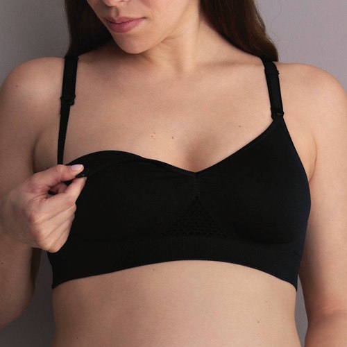 Anita Maternity Seamless zwart voedings bh