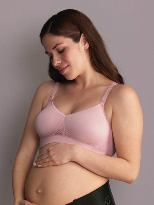 Anita Maternity Seamless roze voedings bh
