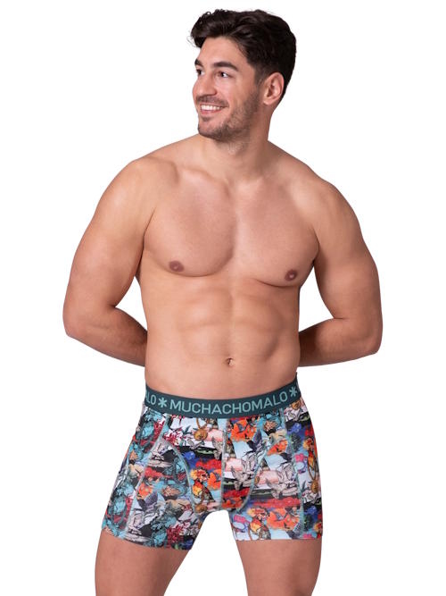 Muchachomalo Birdcat multicolor/print katoenen boxershort