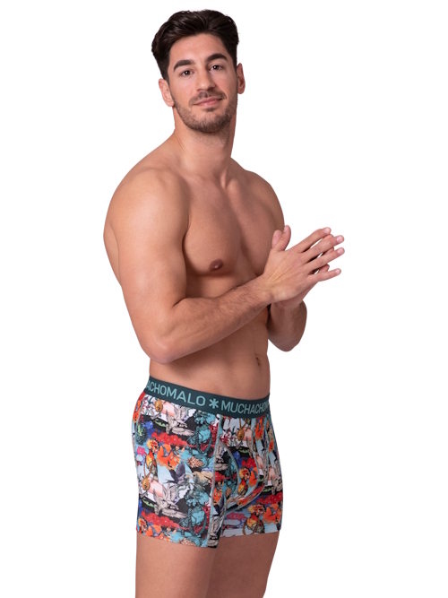 Muchachomalo Birdcat multicolor/print katoenen boxershort