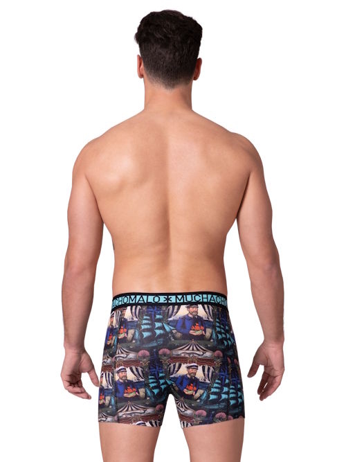 Muchachomalo Captain Donkey multicolor/print katoenen boxershort