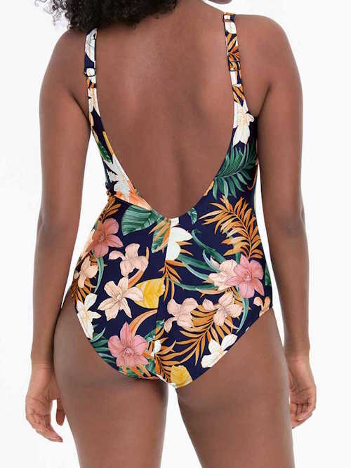 Rosa Faia Badmode Elouise blauw/print badpak