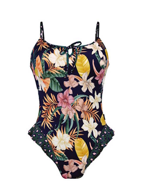Rosa Faia Badmode Joni blauw/print badpak