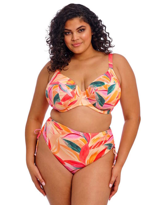 Elomi Swim Sancho Beach oranje/roze bikini broekje