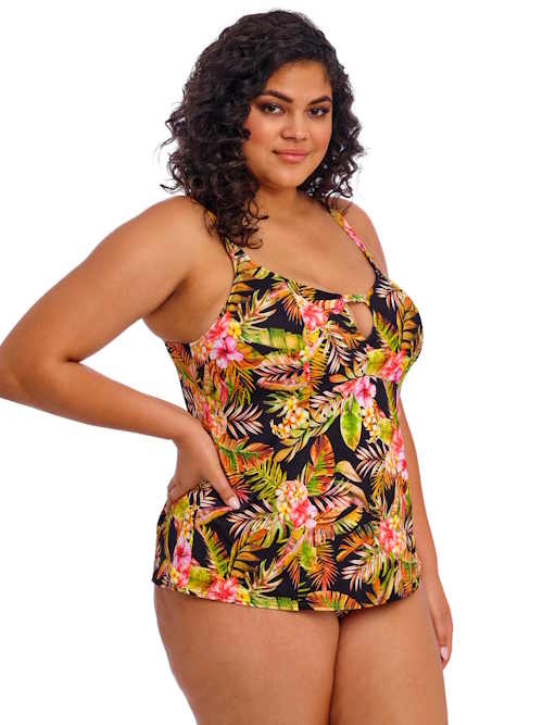 Elomi Swim Tiger Valley zwart tankini top