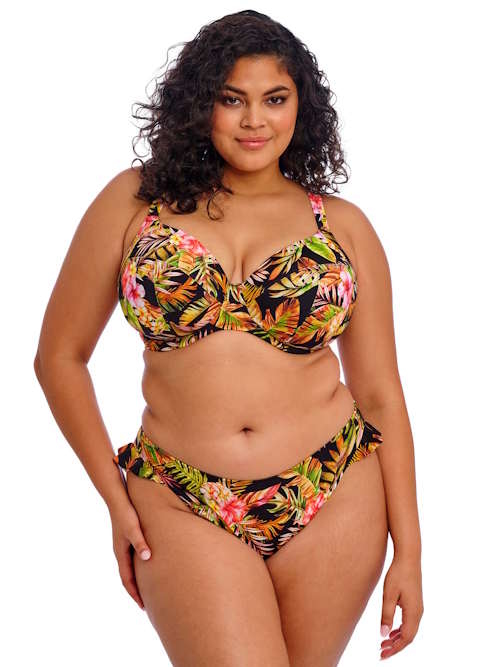 Elomi Swim Tiger Valley zwart soft-cup bikinitop