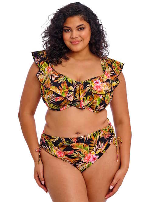 Elomi Swim Tiger Valley zwart soft-cup bikinitop