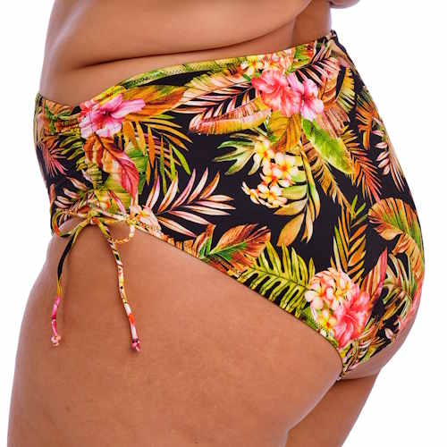 Elomi Swim Tiger Valley zwart bikini broekje