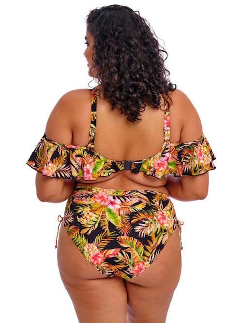 Elomi Swim Tiger Valley zwart bikini broekje
