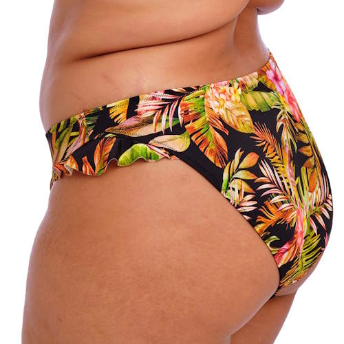 Elomi Swim Tiger Valley zwart bikini broekje